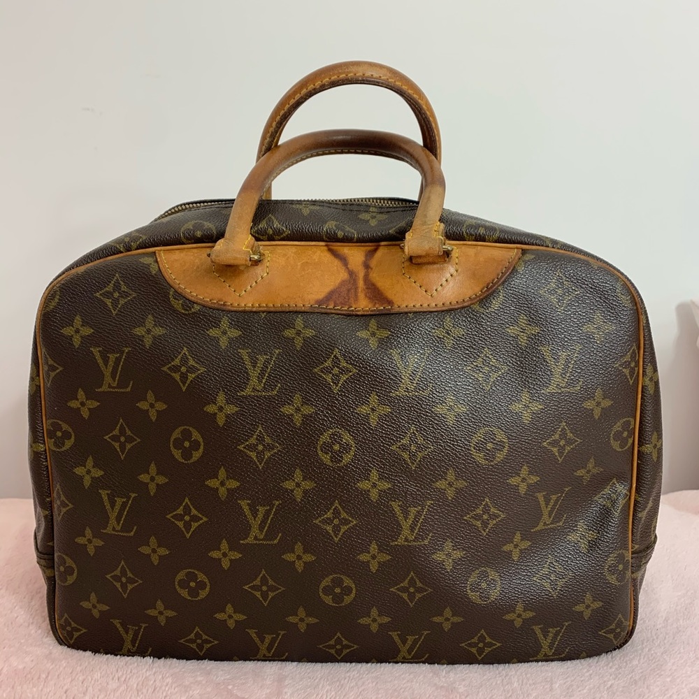 Authentic LOUIS VUITTON Deauville Monogram Handbag - Picture 5 of 13
